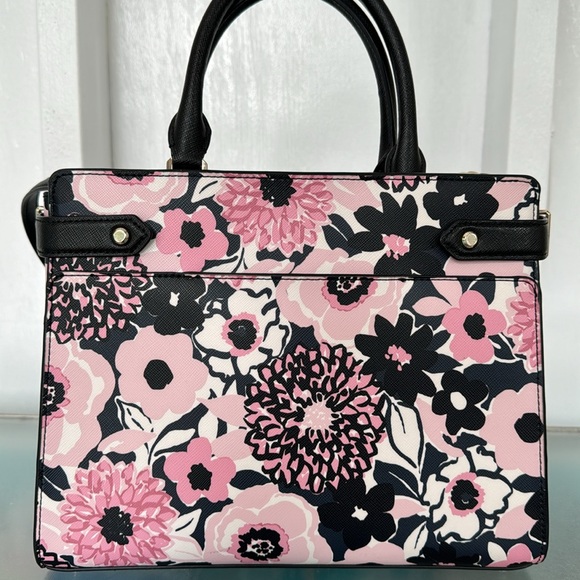 Kate Spade Staci Floral Satchel Bag EUC - Picture 4 of 16